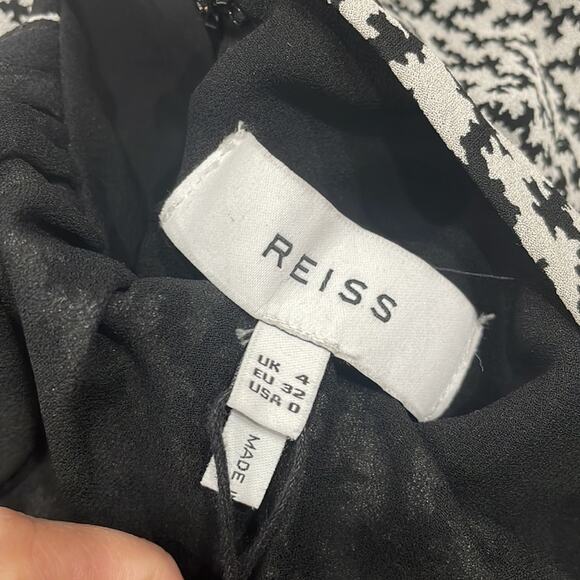 Reiss Mali-Mono Mixed Halter Neck Romper NWT - Picture 4 of 8